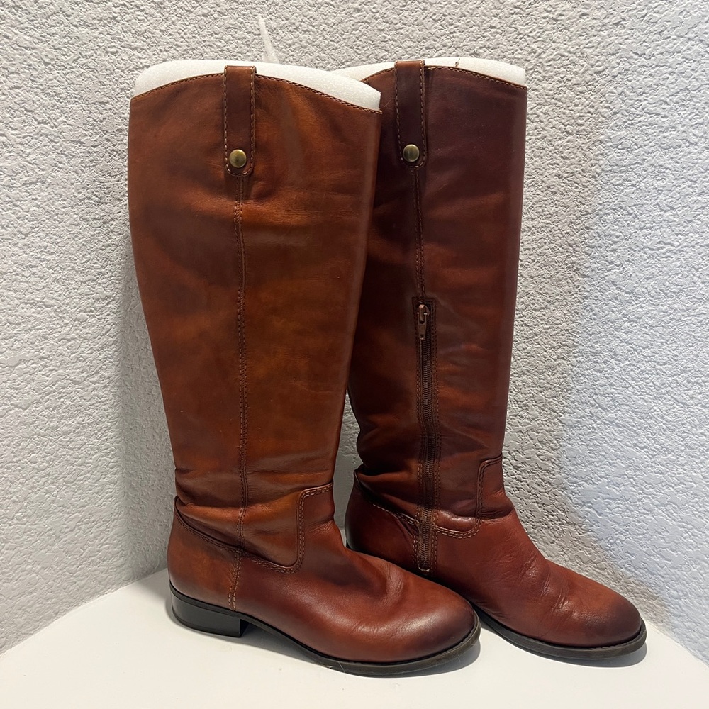 INC International Concepts Tan Leather Boots